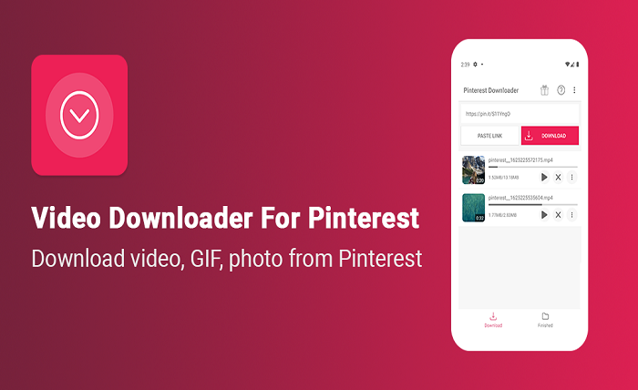 pinterest video download by link