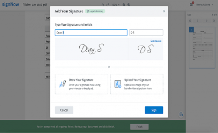 Electronic Signatures
