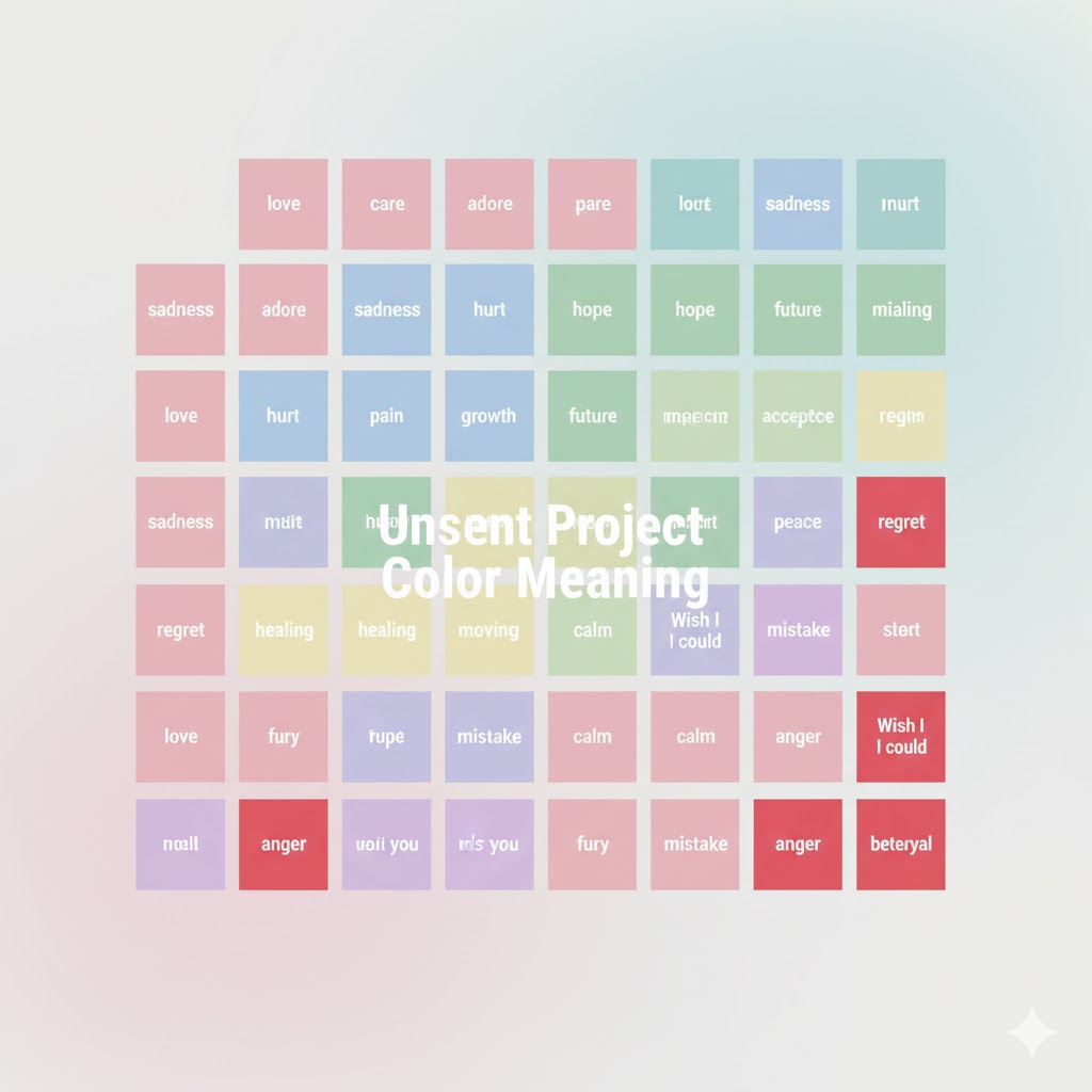 Unsent Project Color Meaning
